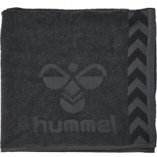 hummel Duschtuch Logo Gross asphaltgrau 160x70cm